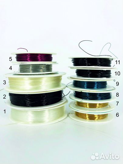 Проволока, леска для бисероплетения