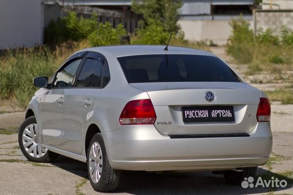 Накладка на задний бампер Volkswagen Polo (2009