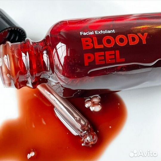 Кровавый пилинг zombie beauty bloody peel