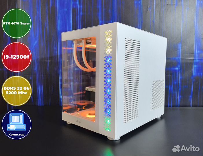 Игровой пк новый i9-RTX4070SUP-32DDR5-VCW71382-B760