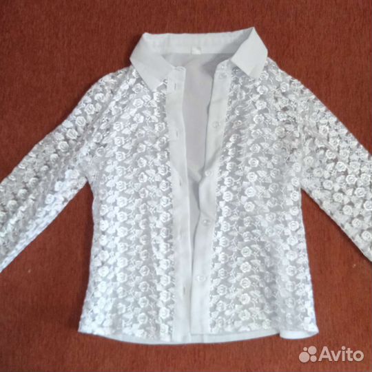 Рубашка школьная для девочки