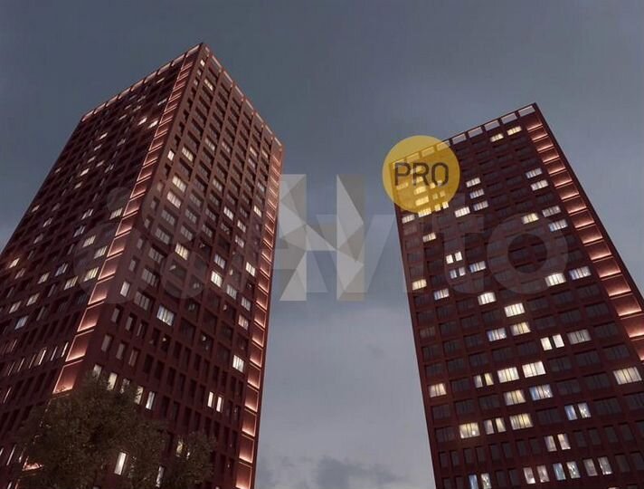 2-к. квартира, 61,7 м², 20/25 эт.