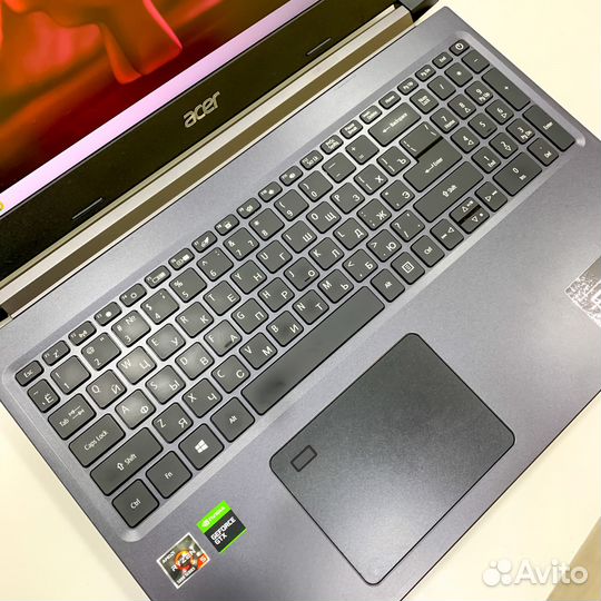 Игровой ноутбук Acer GTX/Ryzen5/SS/8RAM