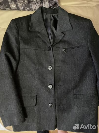 Пиджак школьный для мальчика 134