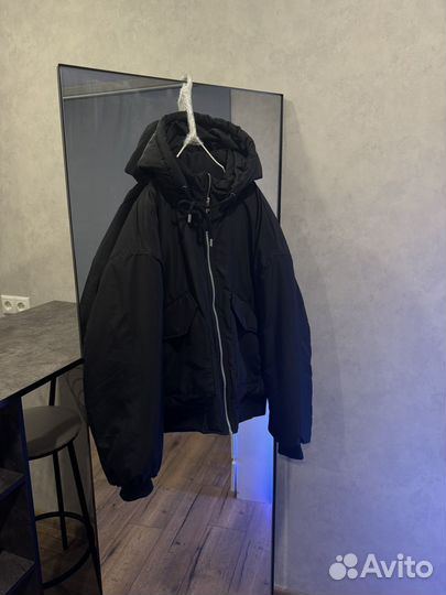 Бомбер balenciaga rick owens type дутый кроп