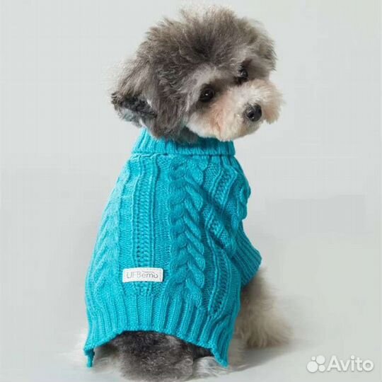 Свитер для собак, красный цвет