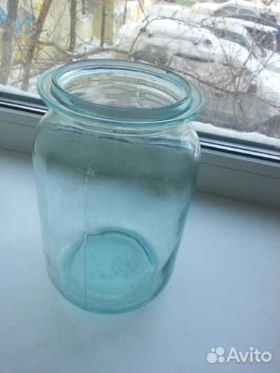 Банки от 0,5л до 4л, бутыли 2л, 3л, 5л, бутылки 1л