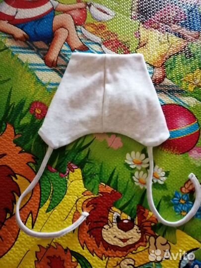 Шапочка детская с котиком