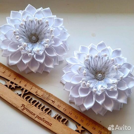 Бантики ручной работы.пара