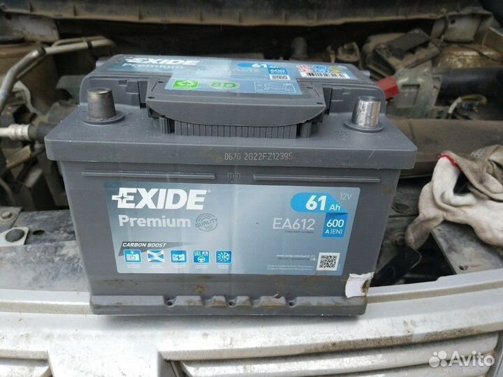 Купить аккумулятор автомобильный бу Exide 61 Ah