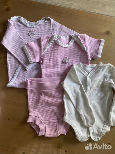 Вещи пакетом для девочки 0+