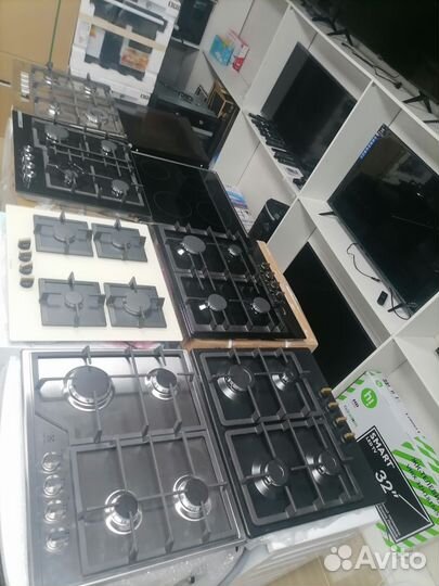 Варочная панель газовая новая Bosch 4 стекло