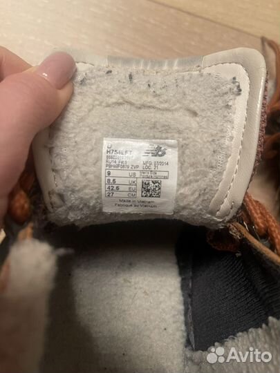 Кроссовки H754LFT зимние оригинал 42