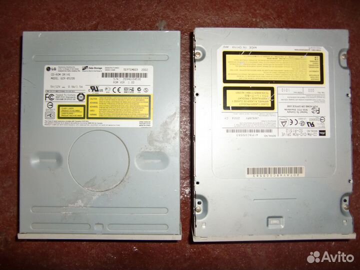 CD-ROM LG DVD CD-RW Toshiba много комплектующих