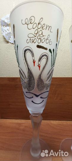 Свадебный подарочный набор бокалов