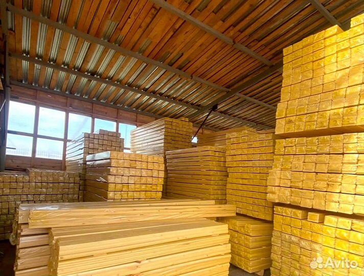 Обрезная доска лиственница