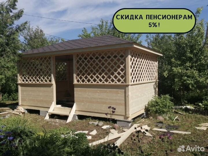 Беседка для дачи