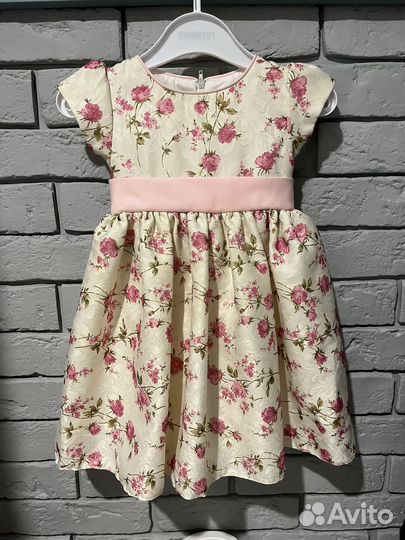 Платье напядное для девочки 80