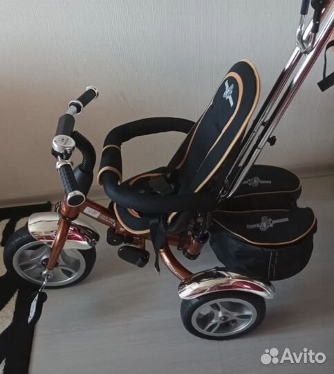 Детский велосипед с родительской ручкой