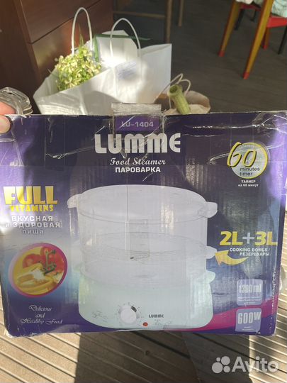 Пароварка Lumme LU-1404 белый