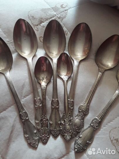 Ложки мельхиоровые -цена за все