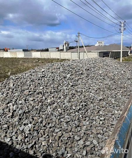 Щебень гранитный любых фракций