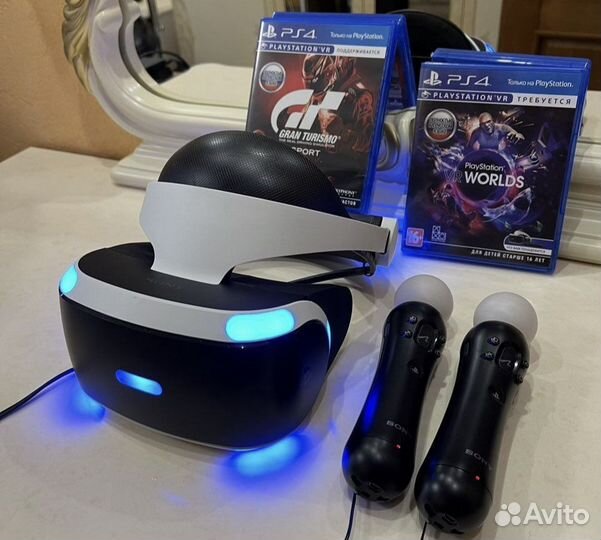 PS VR / Шлем sony VR + 2 мува + камера