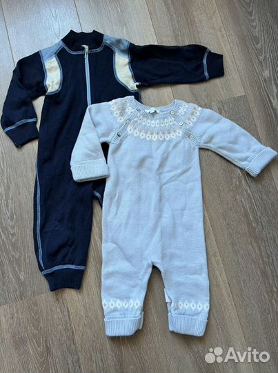 Шлем-поддева, варежки, комбинезоны