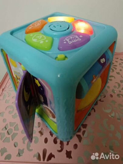 Детская развивающая игрушка музыкальный кубик (+со