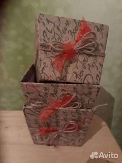 Коробочки подарочные