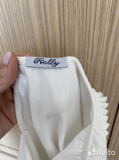 Блузка белая для девочек rolly