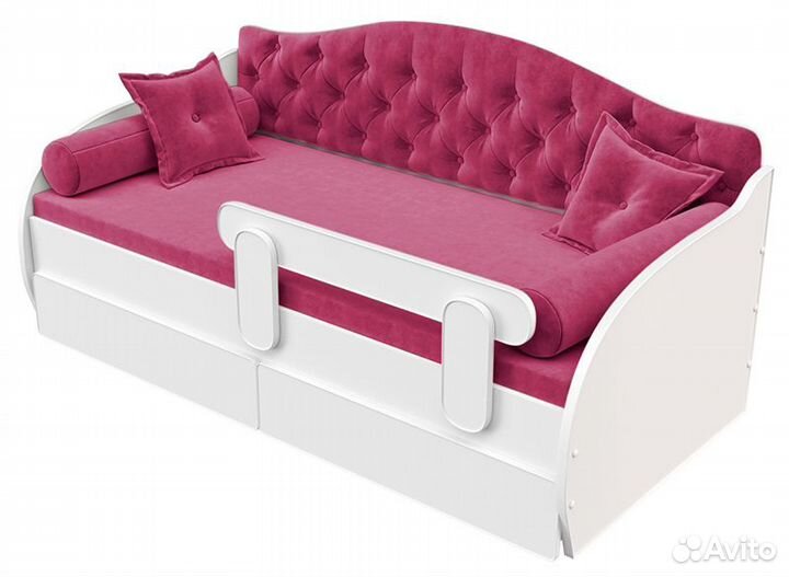Детская кровать-тахта 80*170 розовая