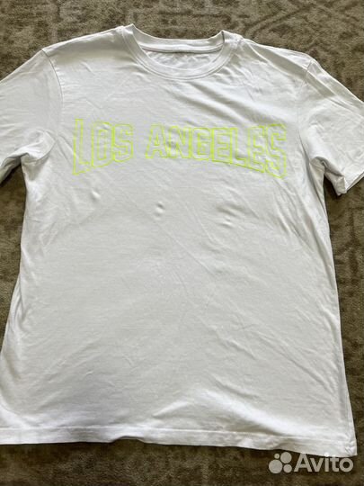 Футболка белая los angeles женская 44р