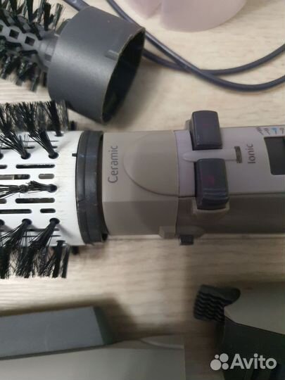 Фен щетка вращающаяся babyliss и плойка