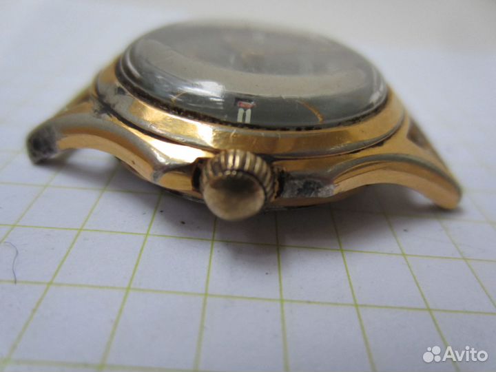 Часы Восток Командирские позолоченные AU