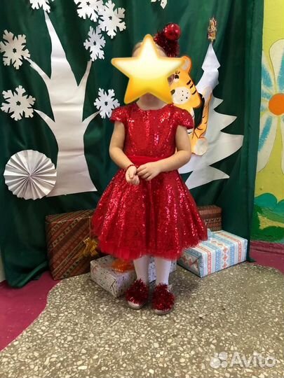 Новогодний костюм бусинки 98