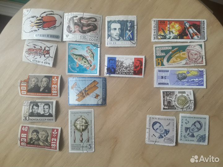 Марки СССР монголия польша германия бурунди