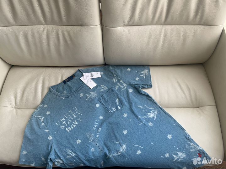 Футболка Polo Ralph Lauren U.S.Navy Оригинал (L)