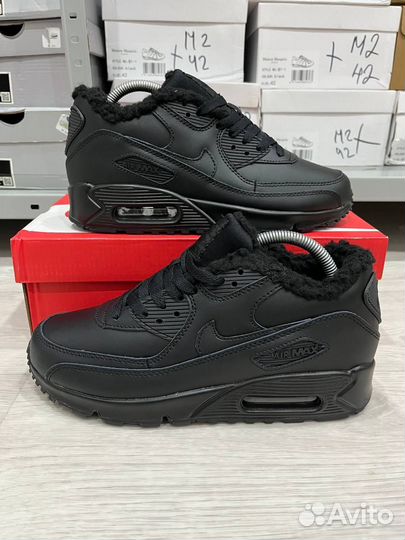 Кроссовки Nike air max 90 с мехом