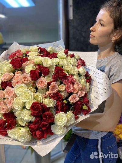 51 кустовая роза