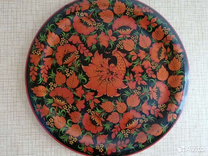 Поднос Хохлома большой