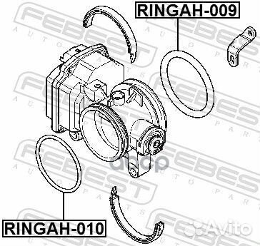 Кольцо уплотнительное дроссельной заслонки ring