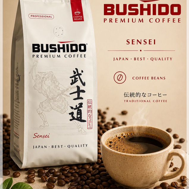 Кофе в зернах bushido