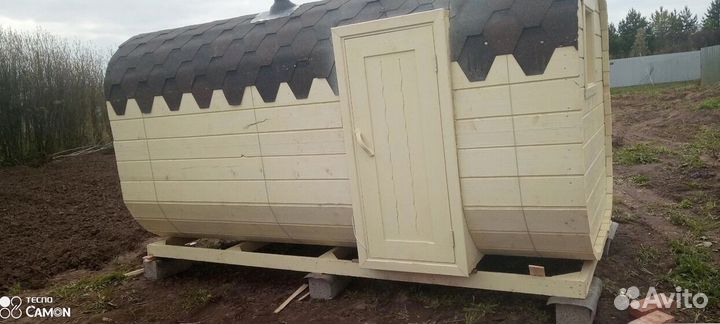 Баня бочка квадро с доставкой