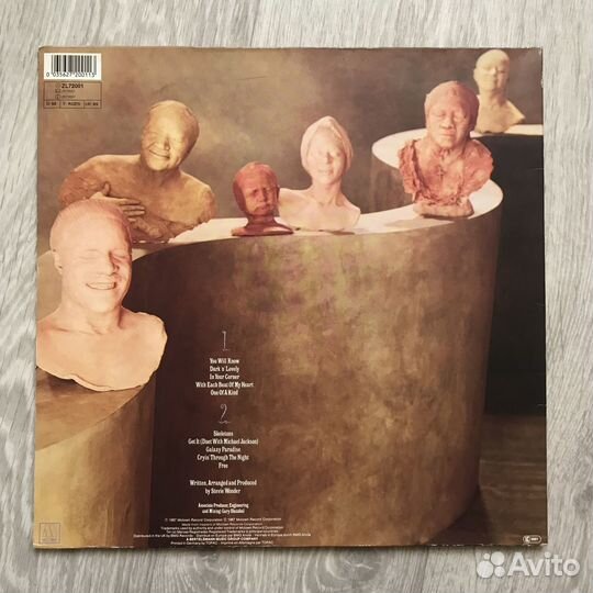 LP Stevie Wonder – Characters, 1987, FP, GF, EU