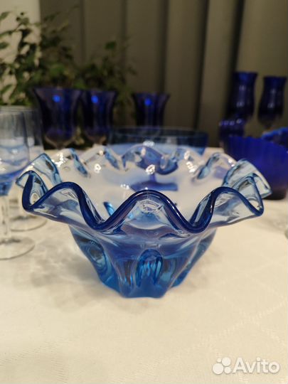 Фужеры цветного стекла