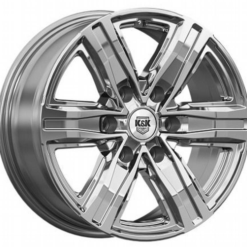 K&K R8 (кс1174) : 7,5x17 6*139,7 Et:25 Dia:77,9 Дарк платинум