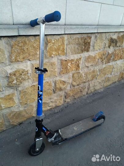 Самокат для детей синий mid 1 robot oxelo