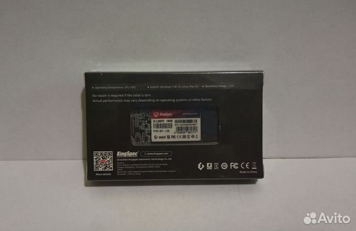 M2 SSD KingSpec 128гб (Новый)