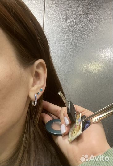 Серьги серебро 925